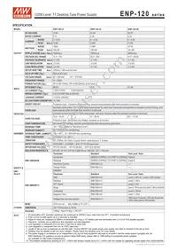 ENP-120-12 Datasheet Page 2