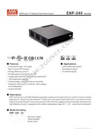 ENP-240-12 Datasheet Cover