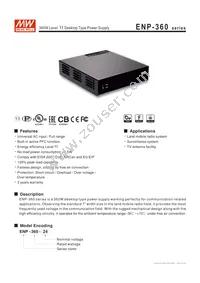 ENP-360-48 Datasheet Cover