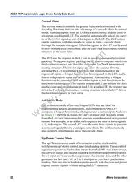 EP1K30QI208-2N Datasheet Page 22