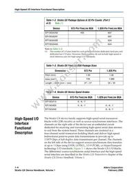 EP1SGX10CF672C7GA Datasheet Page 6