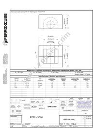 EP20-3C90 Datasheet Page 2