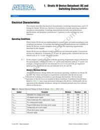 EP3SE260F1152C4N Datasheet Page 11