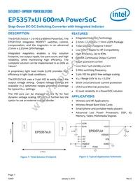 EP5357HUI Datasheet Cover