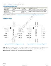 EP5357HUI Datasheet Page 2