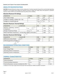 EP5358LUA Datasheet Page 4