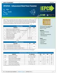 EPC2016C Datasheet Cover