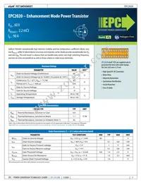 EPC2020 Datasheet Cover