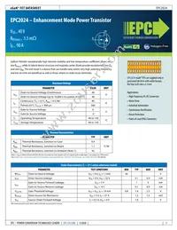 EPC2024 Datasheet Cover