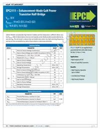 EPC2111ENGRT Datasheet Cover