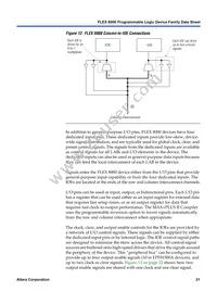 EPF8820ARC160-2 Datasheet Page 21