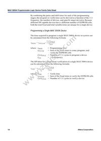 EPM3256ATC144-10AA Datasheet Page 14