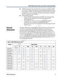EPM7256SRC208-7ES Datasheet Page 3