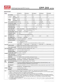 EPP-200-15 Datasheet Page 2