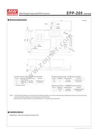 EPP-200-15 Datasheet Page 4