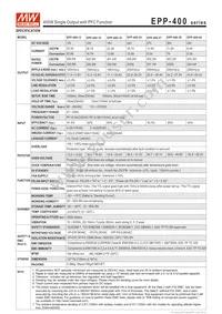 EPP-400-15 Datasheet Page 2