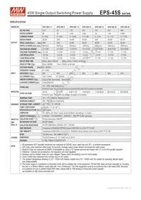 EPS-45S-3.3 Datasheet Page 2