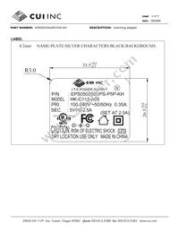 EPS050250UPS-P5P-KH Datasheet Page 2