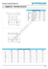 EQ20/R-3F46 Datasheet Cover