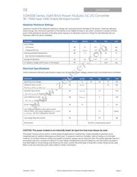 EQW006A0B1Z Datasheet Page 2