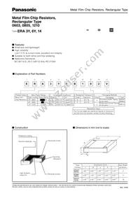 ERA-14EB153U Datasheet Cover