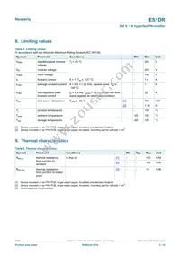 ES1DRX Datasheet Page 3