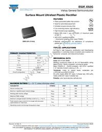 ES2GHE3/52T Datasheet Cover