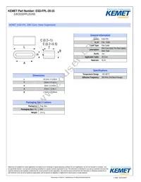 ESD-FPL-20-15 Datasheet Cover