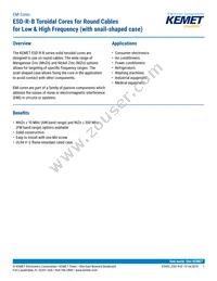 ESD-R-19B Datasheet Cover