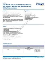 ESD-SR-250H Datasheet Cover