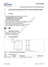 ESD102U2099ELE6327XTSA1 Datasheet Page 4