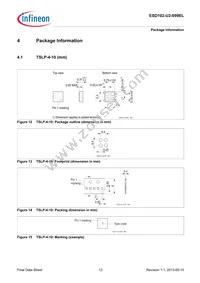 ESD102U2099ELE6327XTSA1 Datasheet Page 13