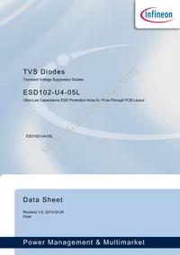 ESD102U405LE6327XTSA1 Datasheet Cover