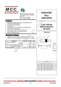 ESD12VD5-TP Datasheet Cover