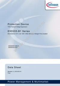 ESD205B102ELSE6327XTSA1 Datasheet Cover