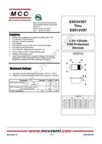ESD3V3D7-TP Datasheet Cover