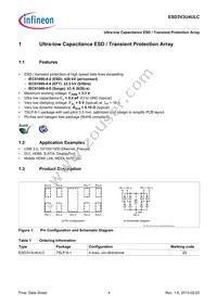 ESD3V3U4ULCE6327XTSA1 Datasheet Page 4