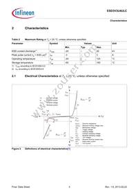 ESD3V3U4ULCE6327XTSA1 Datasheet Page 5