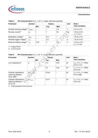 ESD3V3U4ULCE6327XTSA1 Datasheet Page 6