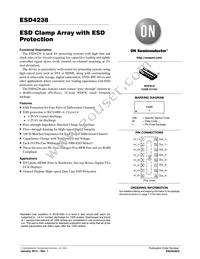 ESD4238MTTAG Datasheet Cover