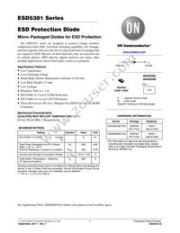 ESD5381MUT5G Datasheet Cover