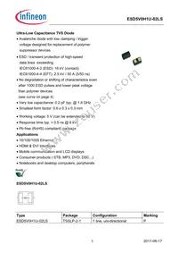 ESD5V0H1U-02LS E6327 Datasheet Cover