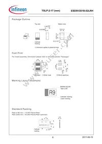 ESD5V3S1B02LRHE6327XTSA1 Datasheet Page 6