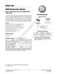 ESD7108MUTAG Datasheet Cover