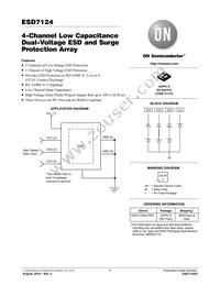 ESD7124MUTBG Datasheet Cover