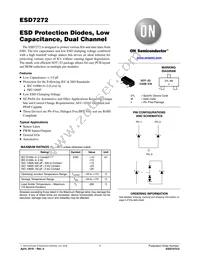 ESD7272LT1G Datasheet Cover