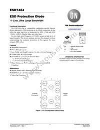 ESD7484NCTAG Datasheet Cover