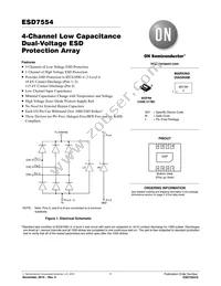 ESD7554MUT2G Datasheet Cover