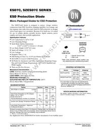 ESD7C3.3DT5G Datasheet Cover