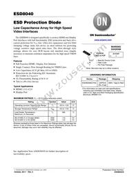 ESD8040MUTAG Datasheet Cover